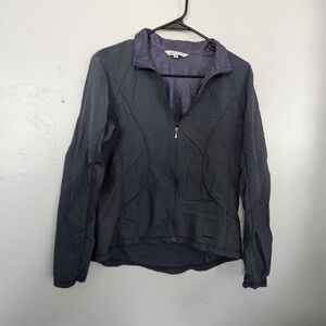 Solumbra Women's Small Dusty Blue Utility Jacket Outdoor Nylon Mesh Breathable